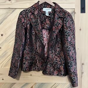 Vintage Sag Harbor Jacket Size 10 paisley